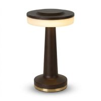 Lámpara De Mesa Ariel 5W 3 Tonos de Luz Dimable Negro Innálambrico Cemlighting