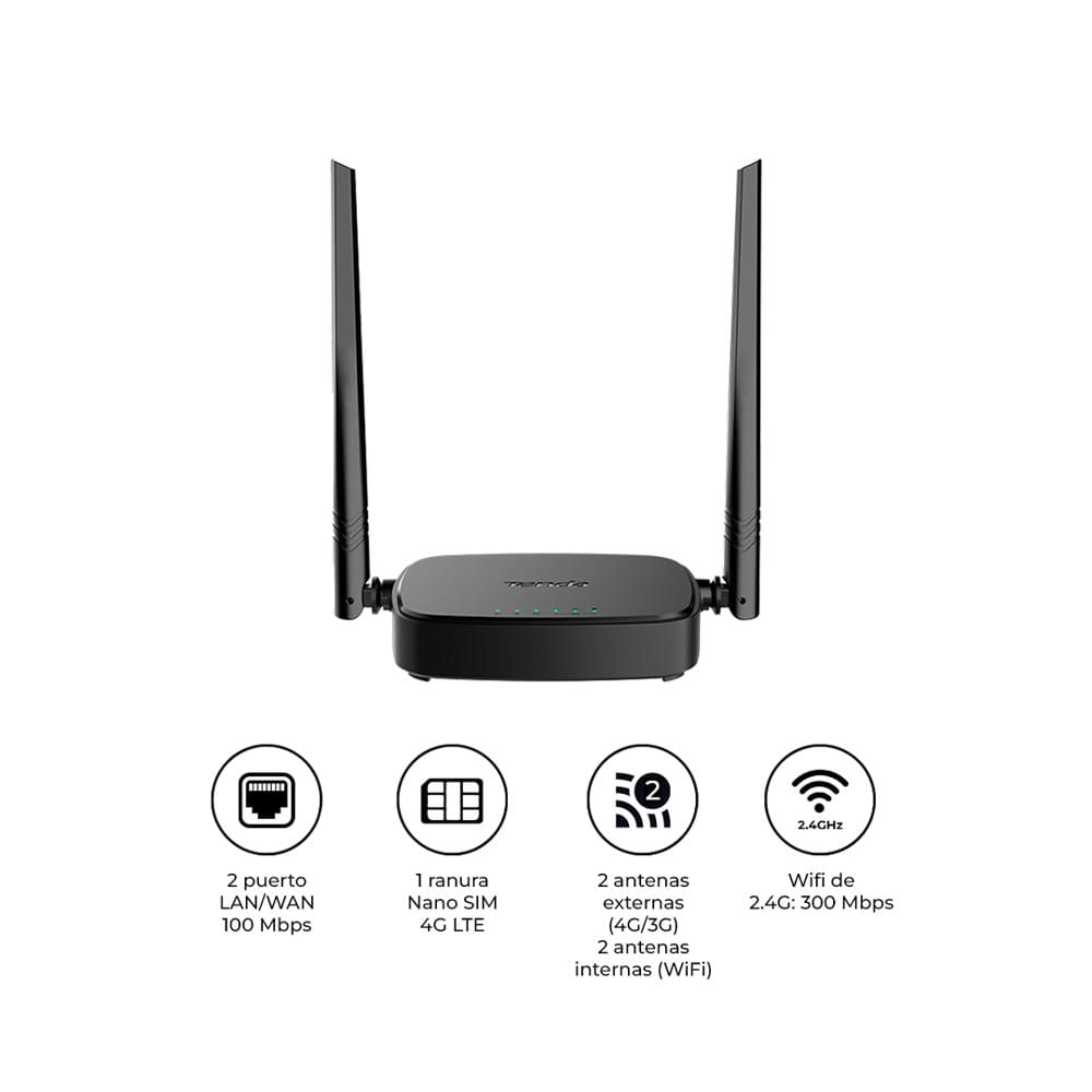 Router 4G LTE Tenda 4G03 Pro WiFi 300Mbps SIM