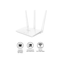 Router WiFi Tenda F3 N300 300Mbps 3 Antenas Blanco