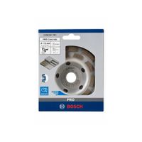 DISCO DIAMANTADO COPA DOBLE SEGM DESBASTE CONCRETO 4 ½"" EXPERT - BOSCH