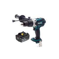 TALADRO PERCUTOR DHP458Z + BATERIA 18V 3AH BL1830B - MAKITA