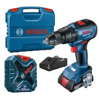 TALADRO PERCUTOR ½ 18V BRUSHLESS GSB 18V-50 + 1BAT + 1 CARG RÁPIDO  + SET 34PCS - BOSCH
