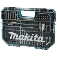 SET DE BROCAS Y PUNTAS 75 PCS - CAJA TRANSPARENTE - MAKITA