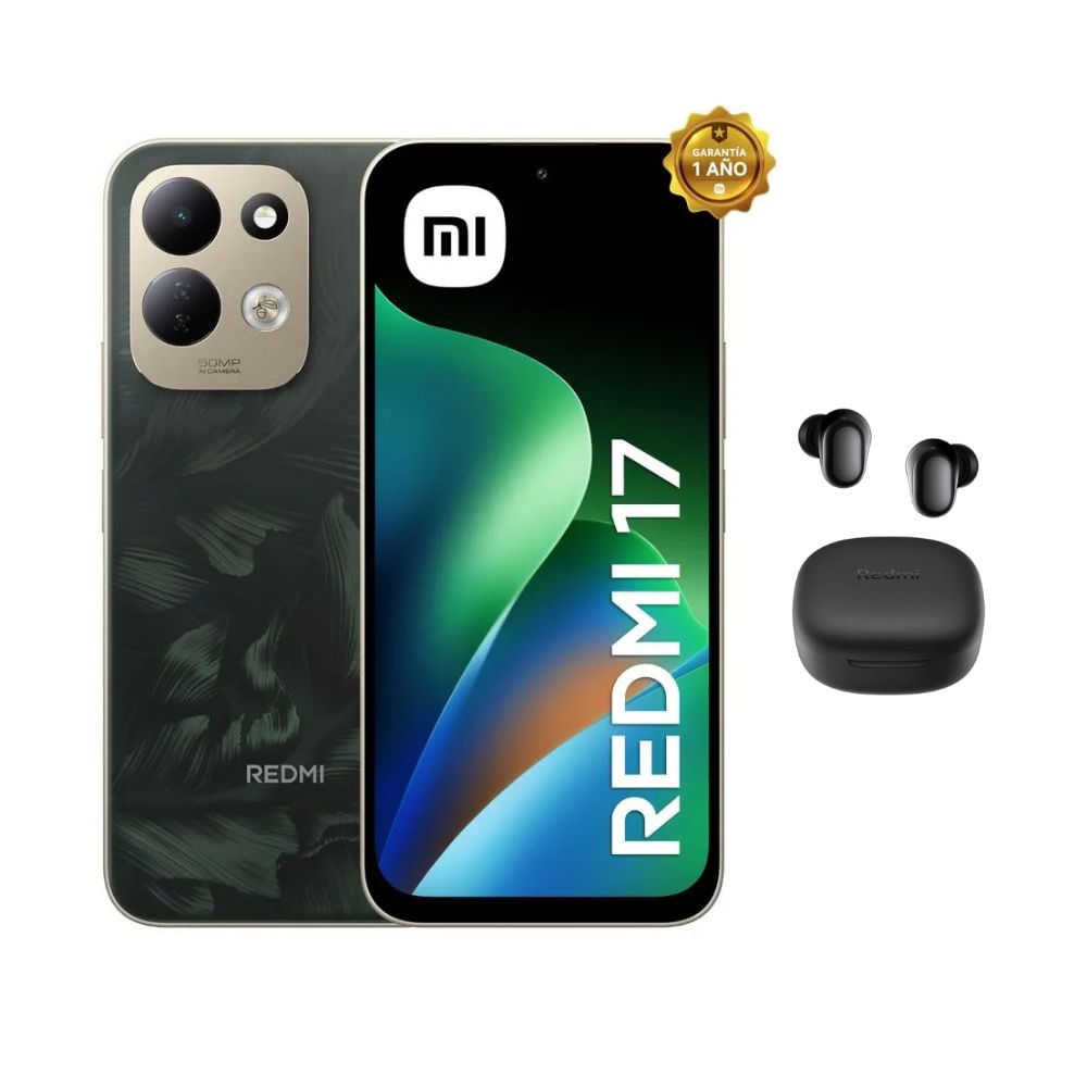 Celular Xiaomi REDMI 17 4GB RAM 256GB ROM - Verde