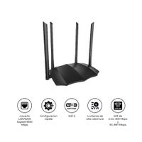 Router Inalámbrico TENDA AC8 AC1200 Doble Banda GIGABIT 4 Antenas