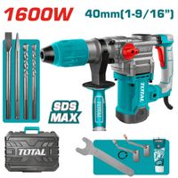 ROTOMARTILLO SDS-MAX 40MM 1600W 630RPM 3850BPM 10J MALETIN INDUSTRIAL