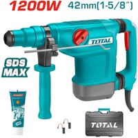 ROTOMARTILLO SDS-MAX 42MM 1200W 514RPM 1350-2950BPM 2-10J MALETIN INDUSTRIAL