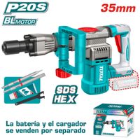 DEMOLEDOR 20V BL-MOTOR 35MM SDS-HEX 0-3200BPM 16J INDUSTRIAL