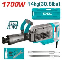 DEMOLEDOR SDS HEX 1700W 2000BPM 60J 14KG ACC MALETIN INDUSTRIAL