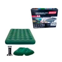Colchon Inflable 2 Plazas con Inflador y 2 Almohadas