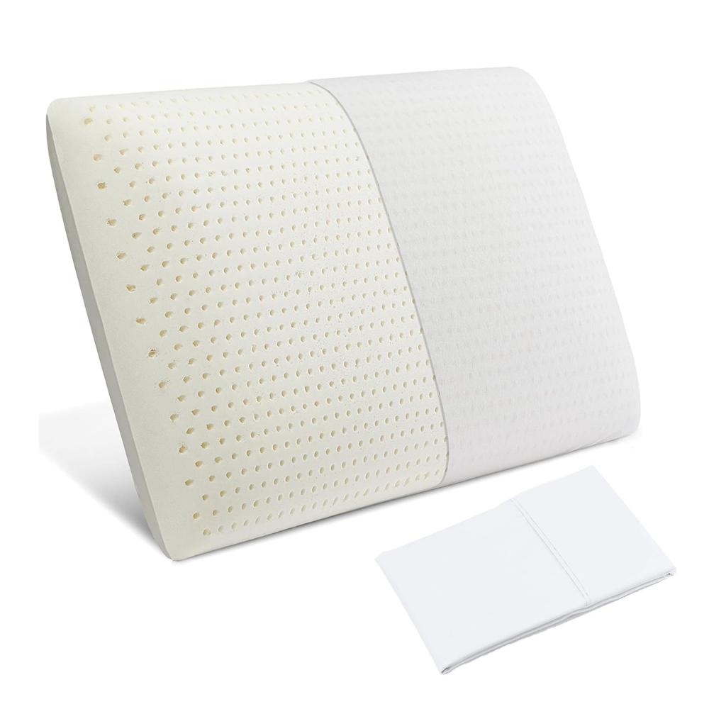 Almohada De Latex Premium 70x40 cm Funda de Algodón