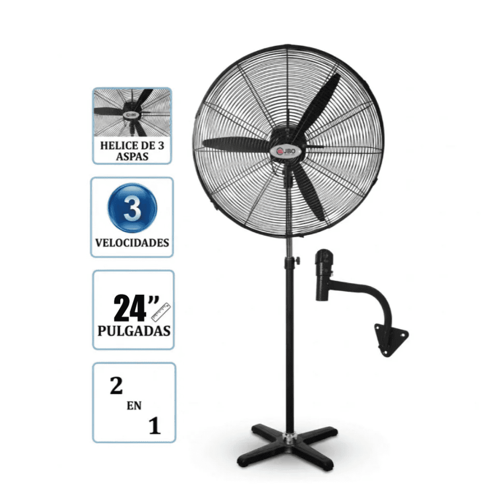 Ventilador industrial 2en1 de 24 JBO JB-2421