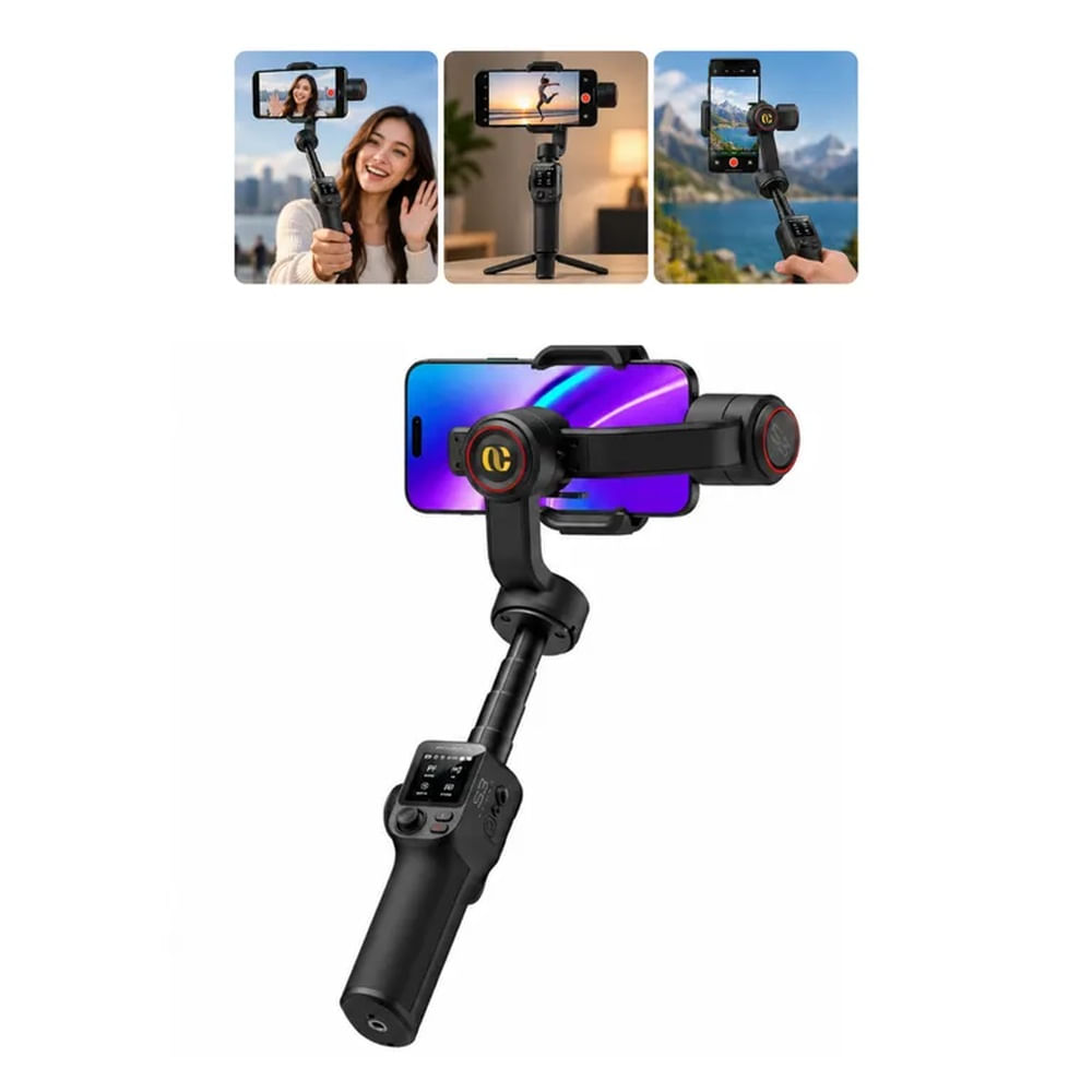 Gimbal AOCHUAN S3 3 Ejes Seguimiento IA