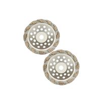 DISCO DIAMANTADO COPA TRIPLE SEGMENTO 7"" (2 UND) D120180A - KAPPO