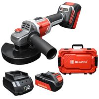 ESMERIL ANGULAR INALAMBRICO 20V 4½ - 5"" + 2 BAT 4.0 AH + 1 CARGADOR JP-JM125X - SHJPAI