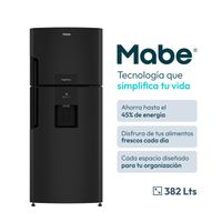 Refrigeradora Mabe 382L No Frost RMP415GPG Negro