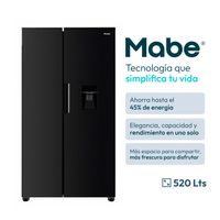 Refrigeradora Mabe 520L Side By Side No Frost MSD565QMLSP0 Negro