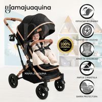 Coche Moisés Travel System EVO GOLD Edición Especial Black