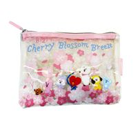 Neceser Cosmetiquero BTS BT21 Kawai Cherry Blossom Blanco