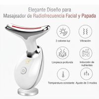 Masajeador de Radio Frecuencia Facial y de Papada Antiarrugas Antimanchas.