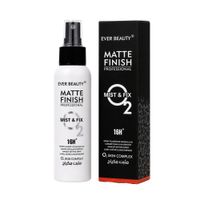 Fijador De Maquillaje Matte Finish Mist & Fix O2 - Ever Beauty
