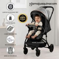 Coche Maleta de Lujo ROSSY NEW Edición Exclusiva Light Gray