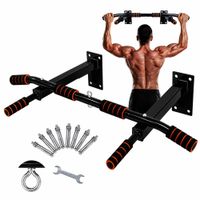 Barra Para Dominadas Multifuncional Pull Up Pared Con Eslabon