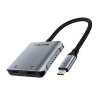 Adaptador de USB-C a HDMI, DisplayPort, USB-A, PD - CABLETIME | CB71G