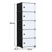 Organizador Estante 4 Niveles Ropero Para Dormitorio Hogar Multifuncional A2691-5