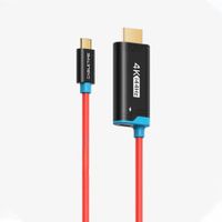 Cable USB-C Macho a HDMI macho 4K 144Hz, USB-C PD ( Nintendo Switch 2) 2M - CABLETIME | CC26L