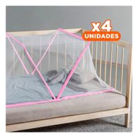 Pack4 Malla Plegable 130x190cm Comoda y Resistente y Facil de Guardar Rosado YPapel Regalo