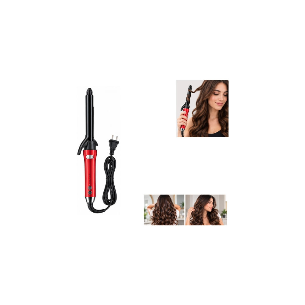 Rizador de Cabello Baihuo 2 en 1 Rojo