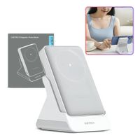 Power Bank Magnético CUKTECH WPB100N 10000mAh 20W con Carga Inalámbrica y Base de Carga