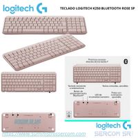 TECLADO LOGITECH K250 BLUETOOTH ROSE SP