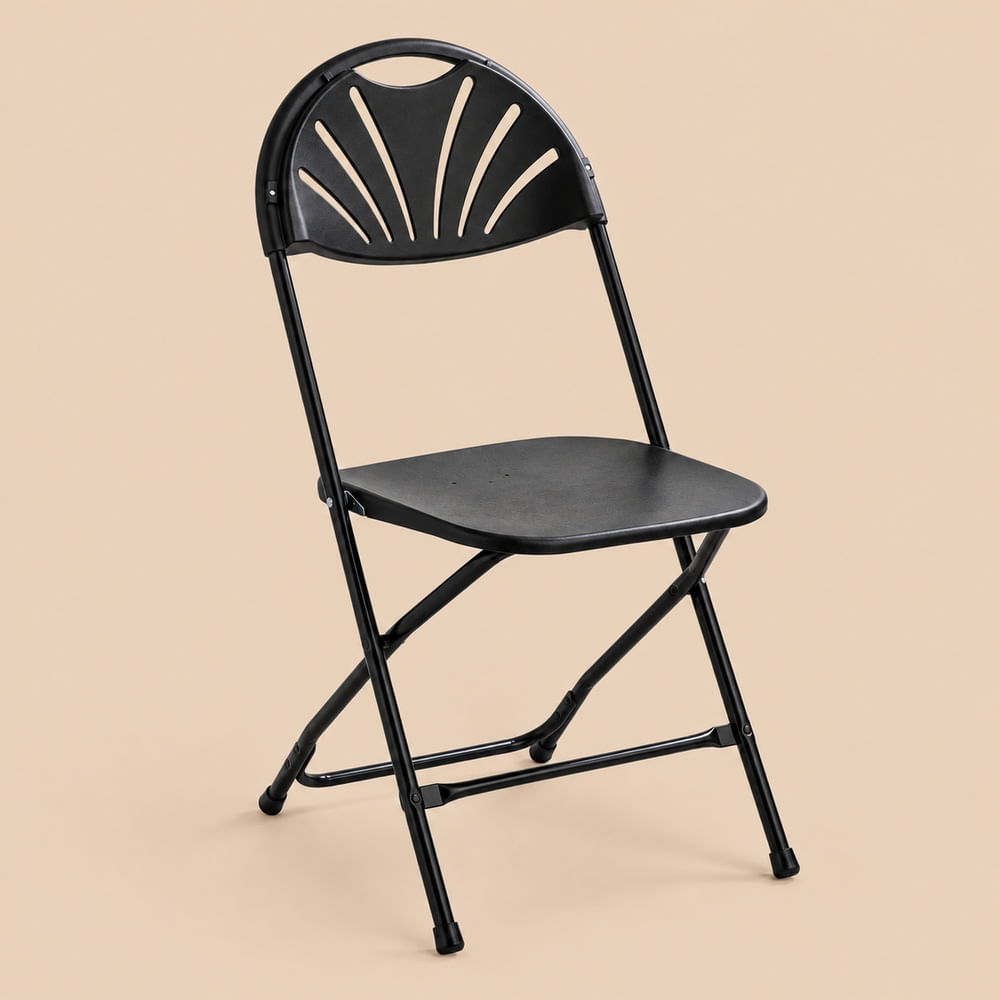Silla plegable AustinVentitas Home Negro