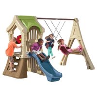 Juego Infantil Columpio y Resbaladera Gimnasio Step2 Beige