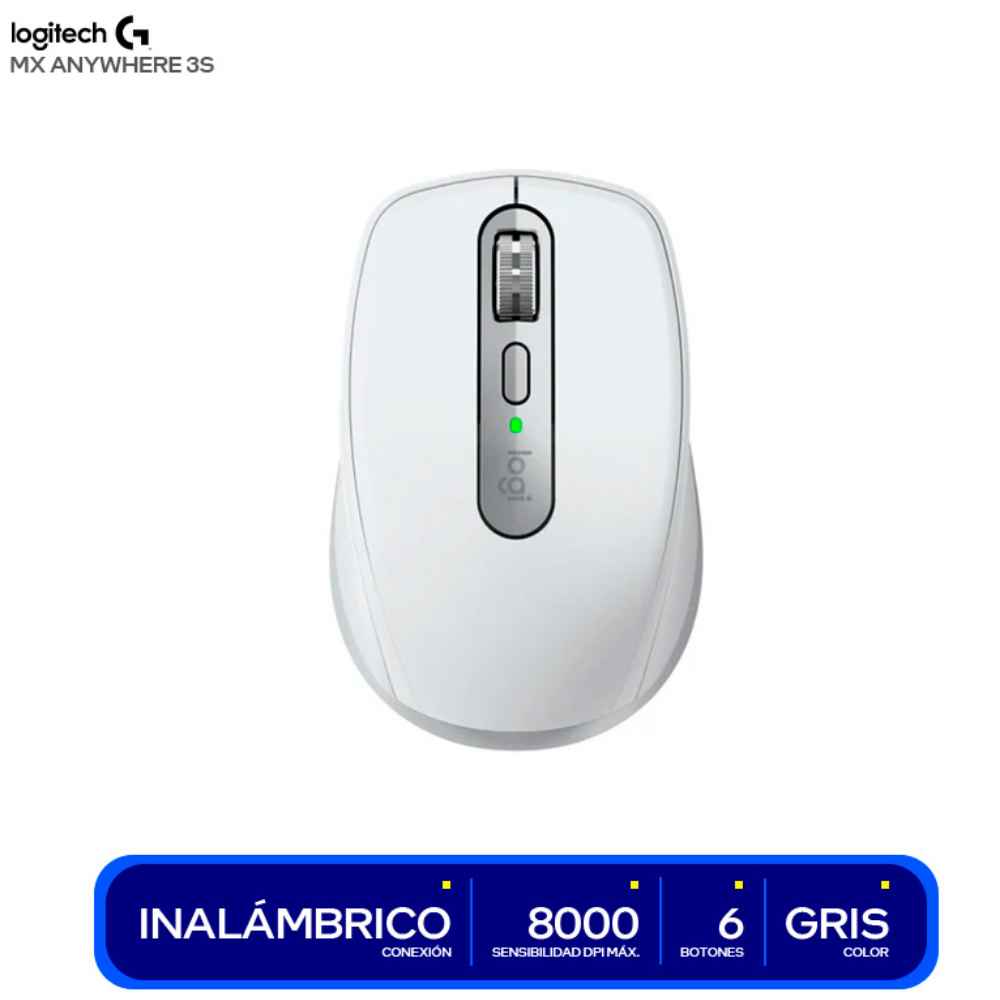 Mouse Logitech Mx Anywhere 3s BluetoothWireless Grey