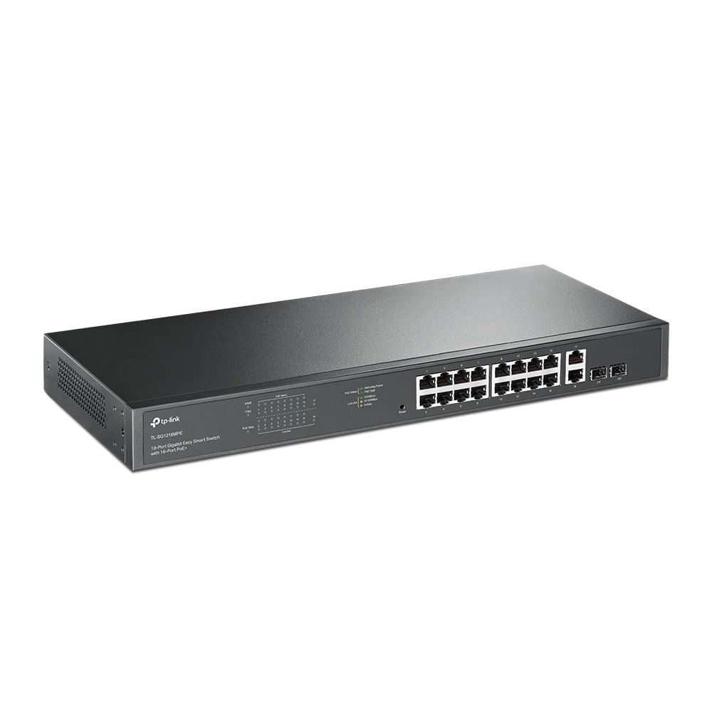 Switch TP-Link TL-SG1218MPE de 18 Puertos Gigabit 16 Puertos PoE