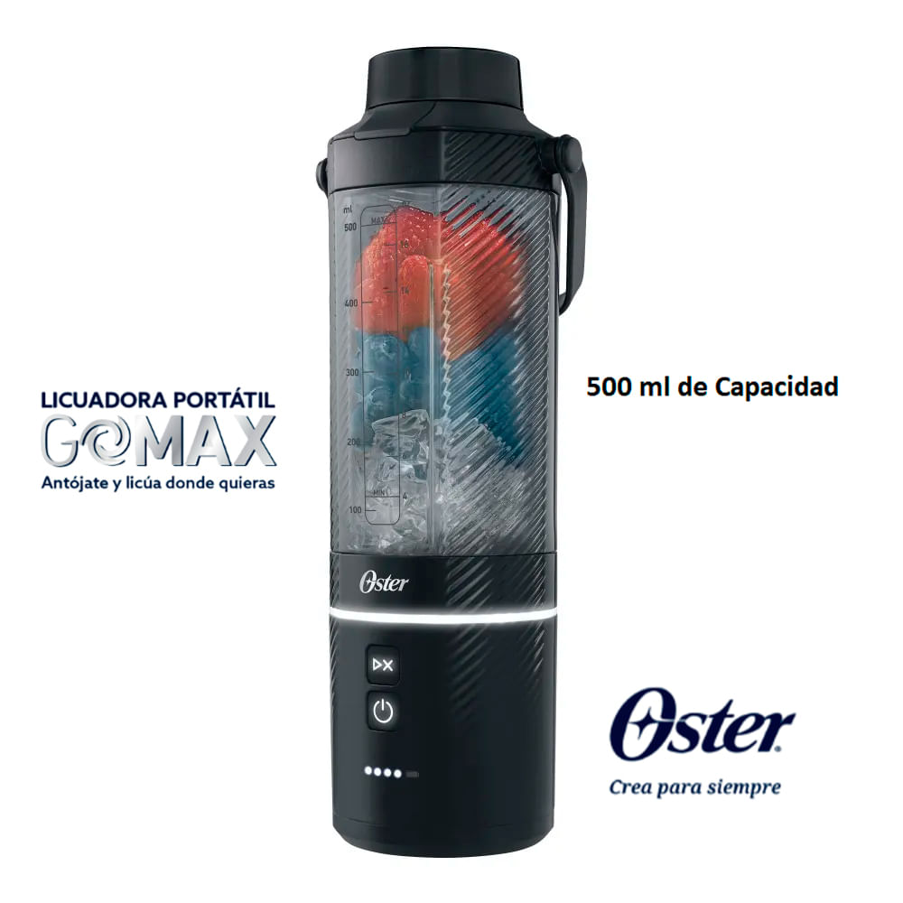 Licuadora Portátil Recargable USB-C BLSTGFP-B20 GoMAX Oster 500 ml