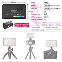 Luz Continua LED Portatil Ulanzi VL120RGB