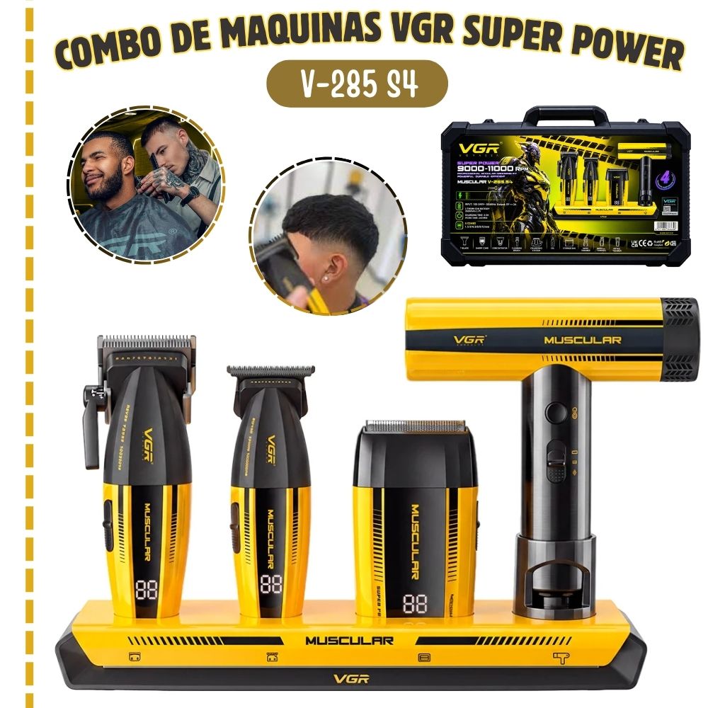 Combo Maquina VGR Muscular SUPER POWER V-285 S4