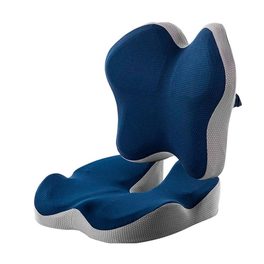 Set de Asiento Visco Gel y Carbono Antiestres