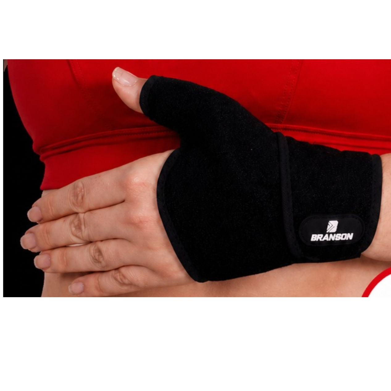 Inmovilizador de pulgar Branson negro Talla M