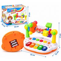 Piano Musical Multifunción Kingdom para Bebé Juguete Didáctico Interactivo
