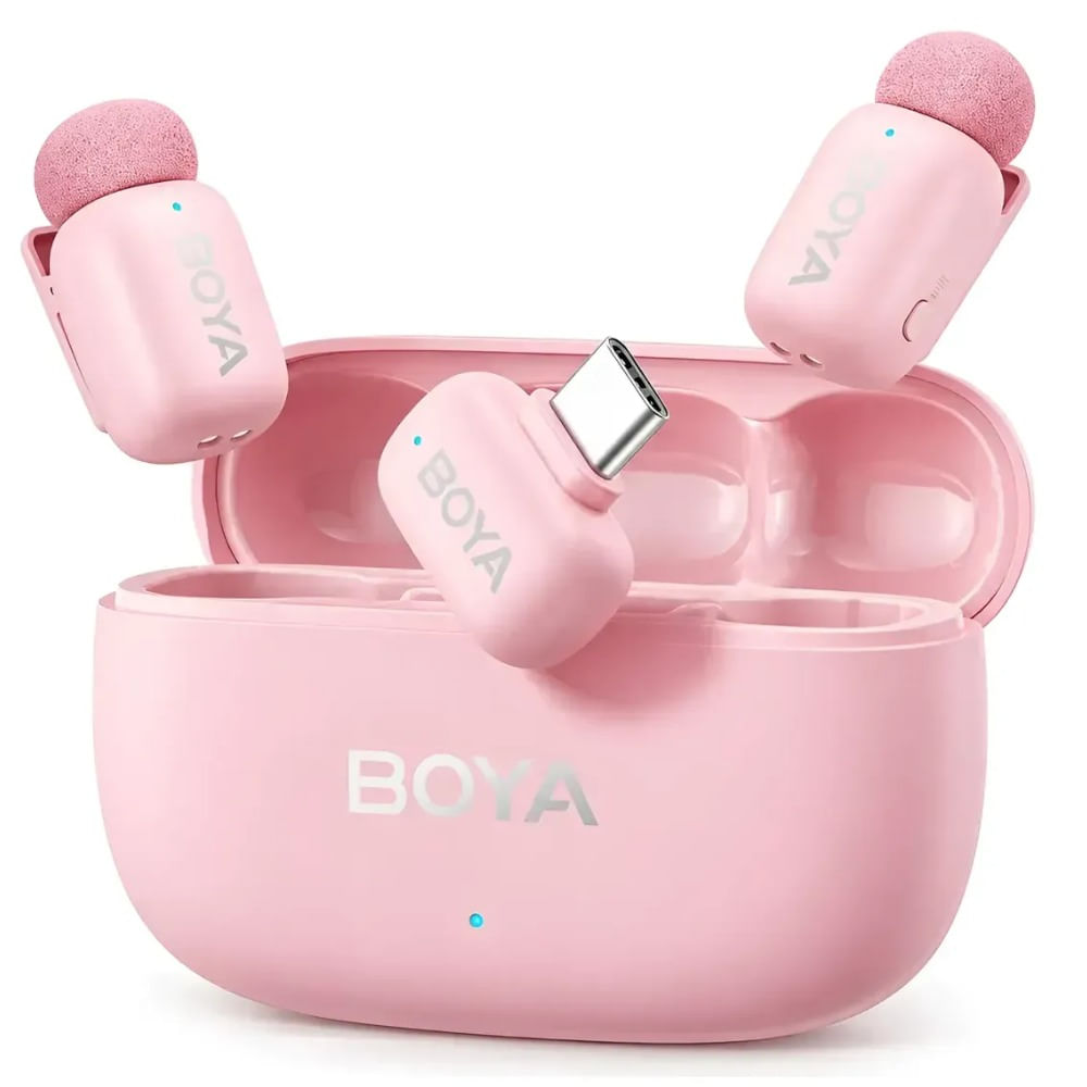 Boya Mini 2 Micrófonos Inalámbricos Tipo-c Para Celular Rosa