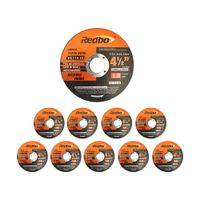 Pack 10 Unid Disco Corte 4 10mm Color Naranja Redbo