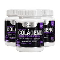 Gomitas Colágeno Resveratrol Biotina Vitamina C ZENDLAB 60Und 3 Frascos