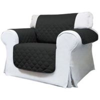Cobertor de 1 cuerpo reversible Negro con gris