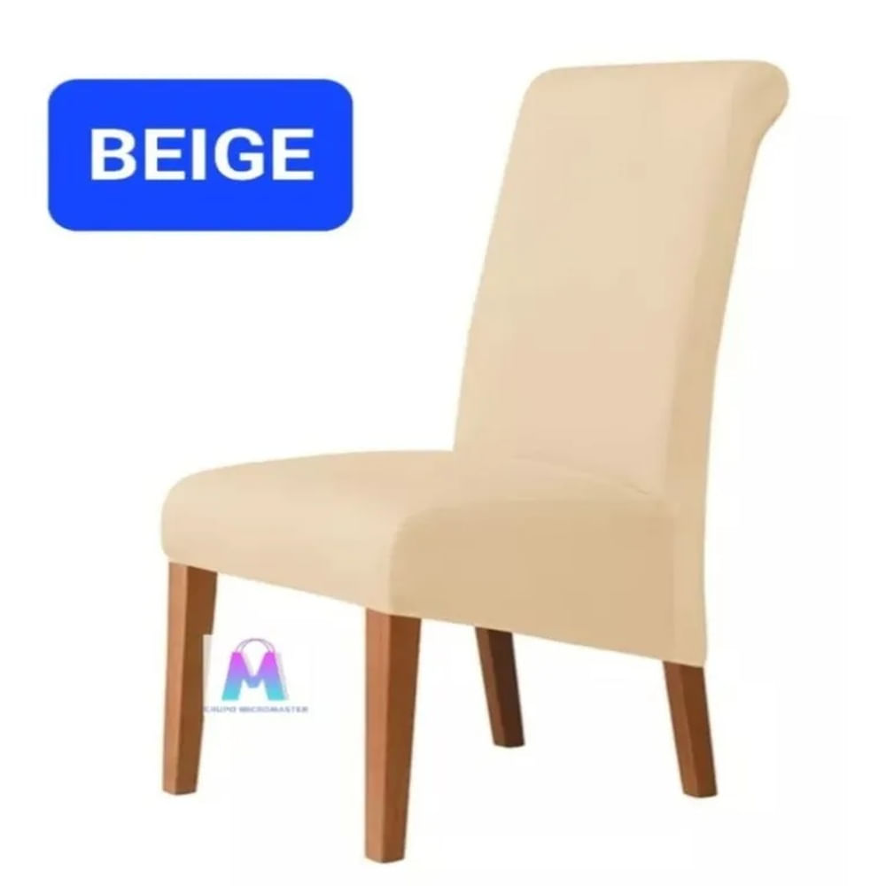 6 Forros de silla XL arabe color Beige