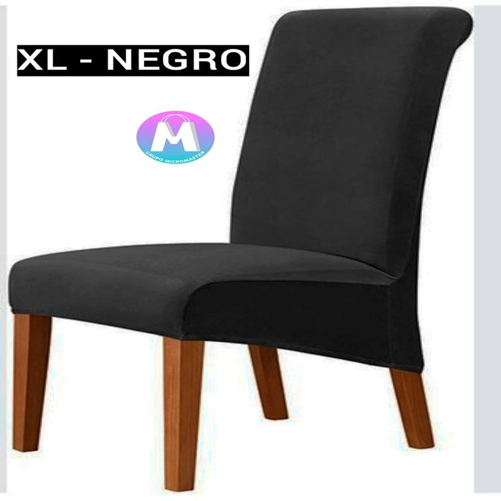 06 Forros de silla XL arabe Negro Liso